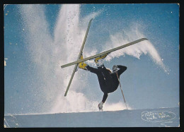 Carton 10.5 X 15  Sport SKI (22) "Ciels Et Neiges" Photographe Philippe Martin Morice Neige Acrobatie - Sports D'hiver