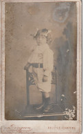 # PHOTO D' ENFANT à IDENTIFIER / PHOTOGRAPHE DINGEON à 62390  CHATEAU THIERRY - Anonymous Persons