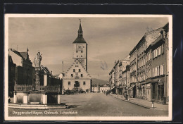 AK Deggendorf /Bayer. Ostmark, Luitpoldplatz  - Deggendorf