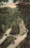 ALLEMAGNE - Höllental - Ravennafelsen - Croix - Route - Voiture - Colorisé - Carte Postale - Höllental