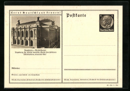 AK Augsburg, Ansicht Vom Stadttheater, Ganzsache Lernt Deutschland Kennen  - Postcards