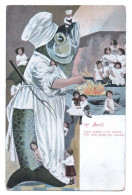 1er AVRIL - Poisson Cuisinier Bébés Multiples - Venez Goûter à Ma Cuisine Elle Vous Plaira Ma Cousine - Poisson D' Avril - 1 De April (pescado De Abril)