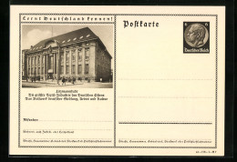 AK Litzmannstadt, Die Grösste Textil-Industrie Des Ostens, Ganzsache Lernt Deutschland Kennen  - Postcards