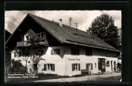 AK Haldensee I. Tirol, Partie Vor Dem Fremdenheim Tauscher  - Autres & Non Classés