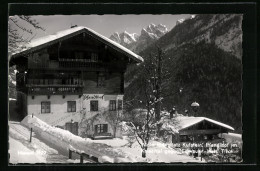 AK Kufstein Im Kaisertal, Pfandlhof Gegen Ellmauer-Halt, Inh. Kathl Schwaighofer  - Autres & Non Classés