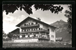 AK Neustift /Stubai, Cafe Gletscherblick Gegen Die Berge  - Altri & Non Classificati