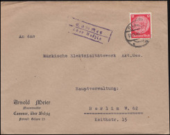 Landpost Cammer über Belzig Auf Brief BELZIG 12.11.40 - Lettres & Documents