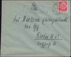 Landpost Rittergut Lossow über Frankfurt Oder Auf Brief 30.5.34 - Covers & Documents