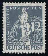 35 Weltpostverein Stephan 12 Pf Postfrisch ** Geprüft - Unused Stamps