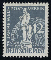 35 Weltpostverein Stephan 12 Pf Postfrisch ** Geprüft - Neufs