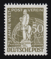 38 Weltpostverein Stephan 50 Pf ** Postfrisch Geprüft - Ongebruikt