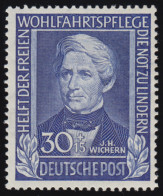 120 Johann Hinrich Wichern 30+15 Pf, ** Postfrisch - Unused Stamps