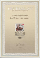 ETB 12/1986 Carl Maria Von Weber, Komponist - 1981-1990