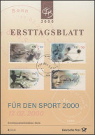 ETB 08/2000 Sporthilfe: Sport Und Frieden - 1991-2000