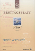 ETB 35/2000 Ernst Wiechert, Schriftsteller - 1991-2000