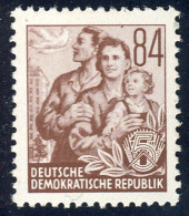 379 Fünfjahrplan 84 Pf ** Postfrisch / MNH - Ungebraucht