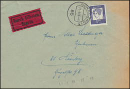 361 Bedeutende Deutsche 1 DM Orts-Eilbrief NÜRNBERG 11.5.63, Durchgangs-Stempel - Autres & Non Classés