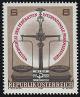 1679 Weltkongress Fédération Internationale Pharmaceutique, Waage, Adler, 6 S,** - Ungebraucht