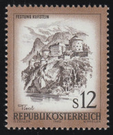 1654 Freimarke: Schönes Österreich, Festung Kufstein, 12 S, Postfrisch ** - Ongebruikt