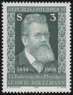 1677 75. Todestag, Ludwig Boltzmann, Physiker, 3 S, Postfrisch ** - Ongebruikt