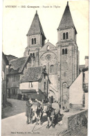 CPA Carte Postale  France Conques Façade De L'église 1914 VM80164ok - Rodez