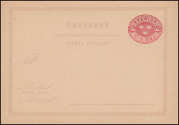 Schweden Postkarte P 5 Brefkort 10/10 Öre, ** Postfrisch - Postwaardestukken