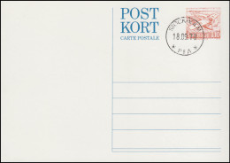 Schweden Postkarte P 101 Tag Der Briefmarke 1977, Gestempelt - Interi Postali