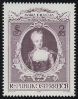 1638 200. Todestag, Kaiserin Maria Theresia, Als Junges Mädchen, 2.50 S **  - Ongebruikt