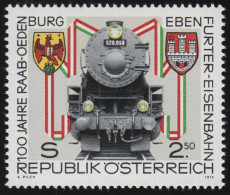 1627 100 J. Raab-Oedenburg-Ebenfurter Eisenbahn, Güterlokomotive, 2.50 S,** - Ongebruikt