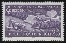 1623 Festspiel- Und Kongresshaus Bregenz, Modell, 2.50 S, Postfrisch ** - Ungebraucht