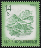 1696 Freimarke: Schönes Österreich, Weißsee / Salzburg, 14 S, Postfrisch ** - Nuovi