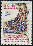 1703 Landesausstellung 800 Jahre Franz Von Assisi Vogelpredigt 3 S Postfrisch ** - Unused Stamps