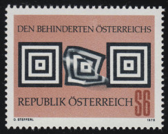 1585 Weltkongress Internationale Liga, Den Behinderten Österreichs Symbol 6 S ** - Unused Stamps