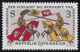 1580 Jahrestag Schlacht Bei Dürnkrut /Jedenspeigen, Könige Zu Pferde, 3 S, ** - Unused Stamps