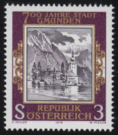1576 750 Jahre Stadt Gmunden, Schloss Orth In Gmunden, 3 S, Postfrisch ** - Unused Stamps