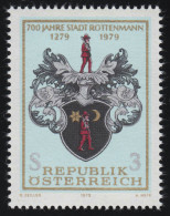 1613 700 Jahre Stadt Rottenmann, Stadtwappen, 3 S, Postfrisch ** - Ongebruikt