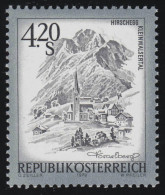 1612 Freimarke: Schönes Österreich Hirschegg Kleinwalsertal 4.20 S Postfrisch ** - Neufs