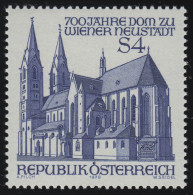 1605 750 Jahre, Dom Zu Wiener Neustadt, 4 S, Postfrisch ** - Ongebruikt