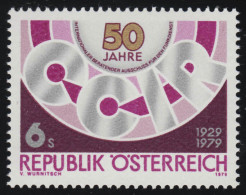 1598 50 Jahre CCIR Ausschuss, CCIR Emblem, 6 S, Postfrisch ** - Nuovi