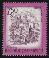 1550 Freimarke: Schönes Österreich, Festung Hohensalzburg, 7.50 S Postfrisch ** - Unused Stamps