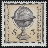 1554 Internationales Symposium Coronelli Weltbund, Erdglobus, 3 S, Postfrisch ** - Ongebruikt