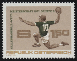 1542 Hallenhandball-Weltmeisterschaft, Sprungwurf, 1.50 S, Postfrisch ** - Unused Stamps