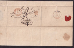 DDGG 063 - Lettre Précurseur EECLOO 1843 Vers OOSTACKER - Boite Rurale G De WAERSCHOOT - Port 3 Décimes (SR) - Posta Rurale