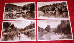 CHINY -  LACUISINE -  Lot De 4 Cartes : Descente En Barquette - Chiny