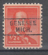 USA Precancel Vorausentwertungen Preo Locals Michigan, Genesee 729 - Precancels