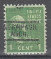 USA Precancel Vorausentwertungen Preo Locals Michigan, Germfask 729 - Precancels