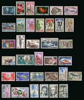 FRANCE - 1973-1974 - LOT DE 35 TIMBRES OBLITERES DIFFERENTS - Used Stamps