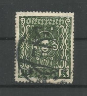 Austria - Oostenrijk 1922 Symbols  Y.T. 289 (0) - Oblitérés