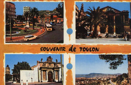 83137 02 05#0 - TOULON - MULTIVUES (LA GARE, LE THEATRE, LA PORTE DE L'ARSENAL, LA CORNICHE DU FARON) - Toulon