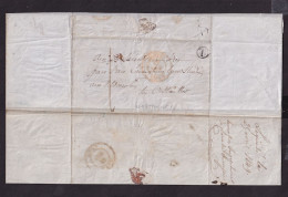 DDGG 064 - Lettre Précurseur GAND 1848 Vers OOSTACKER - Boite Rurale Z De OOSTAKKER + Trace De Boite P Ou V - Landpost (Ruralpost)
